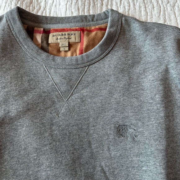 Brit Classic Cotton Blend Sweatshirt in Grey - Picture 5 of 5